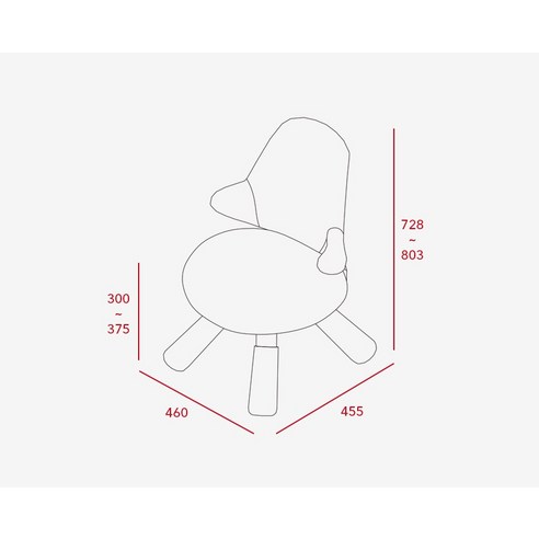 꿈을 키우는 공간, 일룸 윙 키즈 의자로 완성하세요.