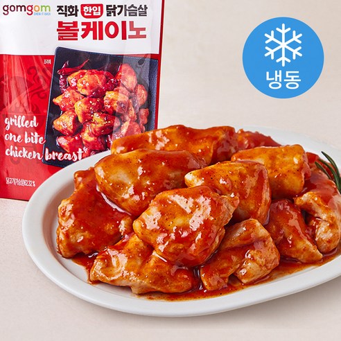 곰곰 직화 한입 닭가슴살 볼케이노 (냉동), 100g, 10개입, 1개