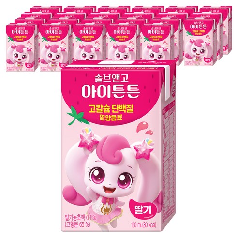 솔브앤고 아이튼튼 딸기, 150ml, 24개