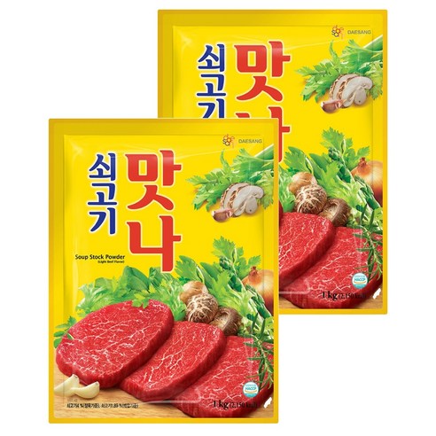 청정원 쇠고기맛나, 1kg, 2개