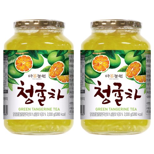 다농원 청귤차, 2kg, 1개입, 2개