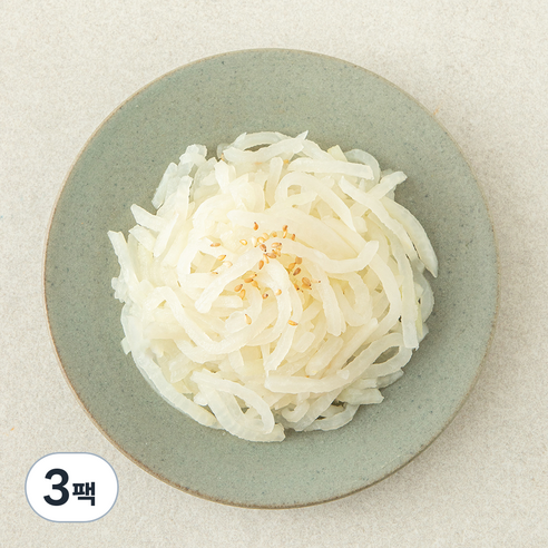 집반찬연구소 무나물, 200g, 3팩