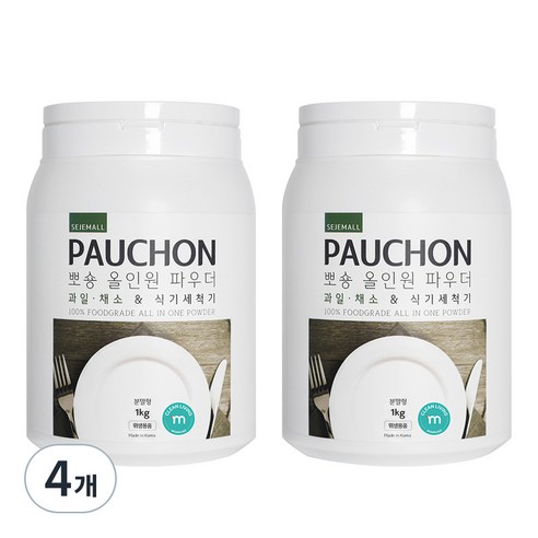 뽀숑 올인원 파우더, 1kg, 4개