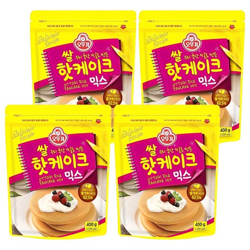 오뚜기 쌀핫케이크 믹스, 400g, 4개