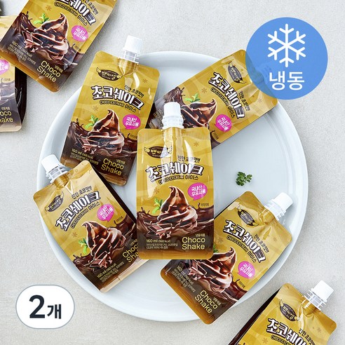 쁘띠엘 초코 쉐이크 (냉동), 2개, 12개입, 160ml