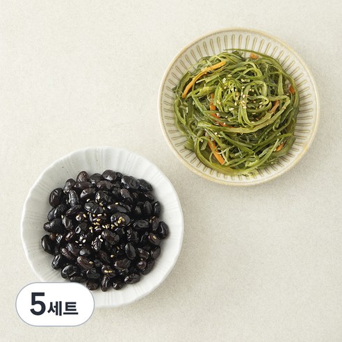 집반찬연구소 검은콩조림 150g + 미역줄기볶음 110g, 260g, 5세트
