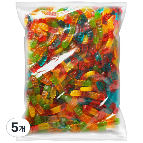 피니 웜 젤리, 1kg, 5개