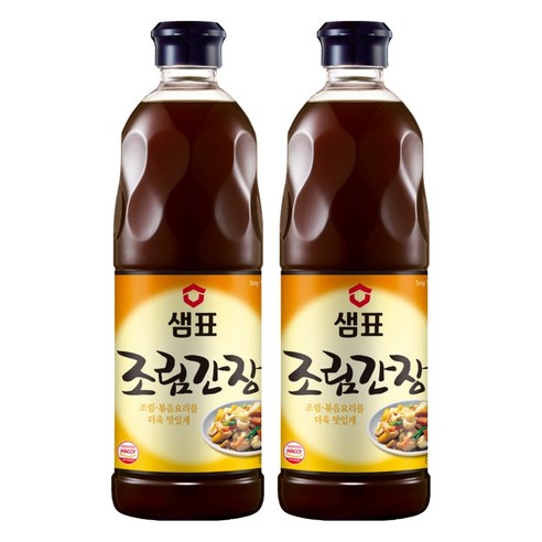 샘표 조림간장, 860ml, 2개