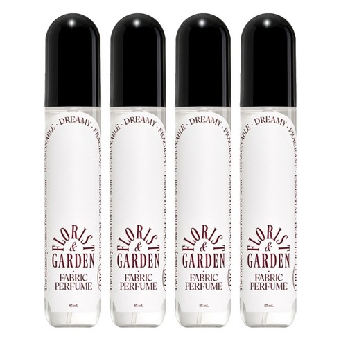 오디드 패브릭 퍼퓸 섬유탈취제 플로리스트가든, 4개, 85ml