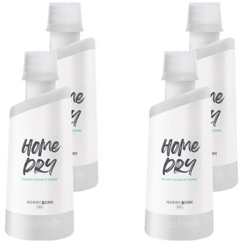 에코후레쉬 홈드라이 세제, 500ml, 4개