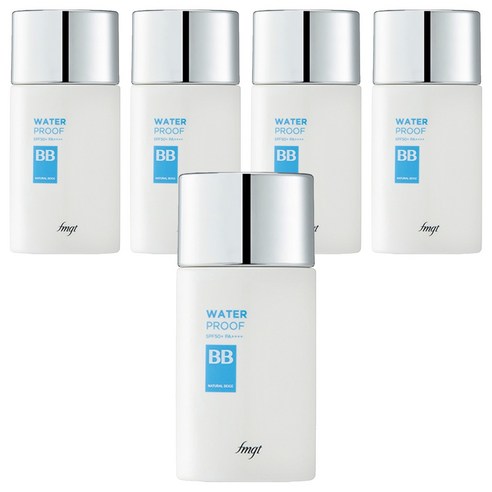 더페이스샵 워터 프루프 BB크림 SPF50+ PA++++, V201애프리콧베이지, 50ml, 5개