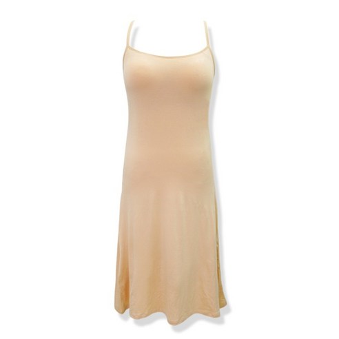 여름날의 자유로움을 선사하는 모달 브라탑 일체형 끈나시 원피스