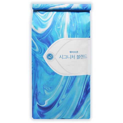 웨이브온커피 시그니처 블랜드 원두 커피, 에스프레소, 1kg, 1개