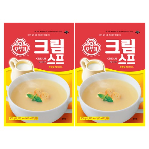 오뚜기 크림스프, 300g, 2개