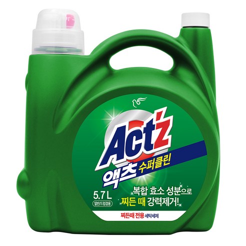 액츠 수퍼클린 액상세제 본품, 5.7L, 1개