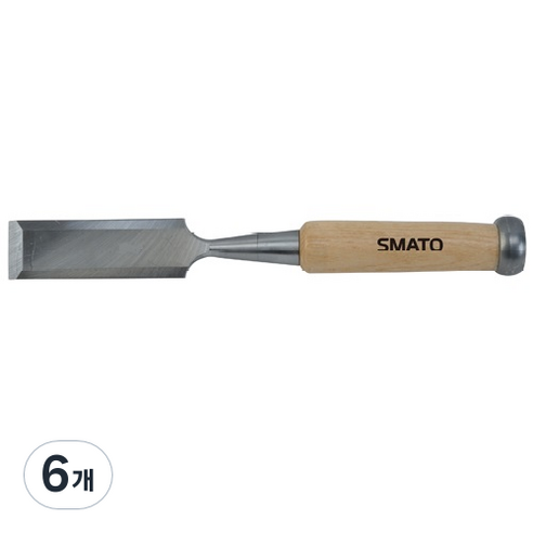 스마토 목공용끌 나무자루 SM-FC19W C1092992, 6개