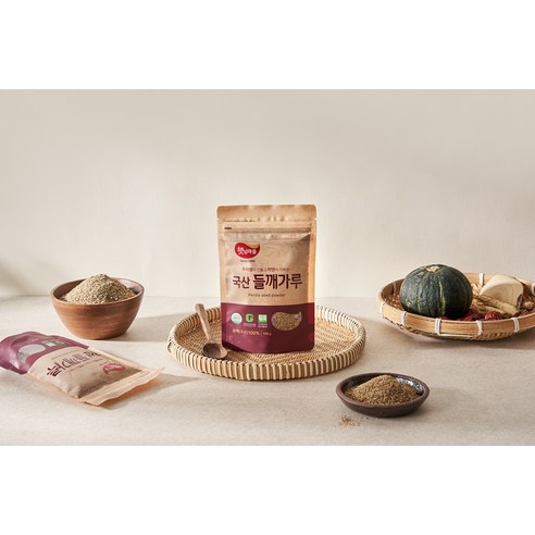 100% 국산 들깨로 풍미를 더하다, 햇님마을 들깨가루