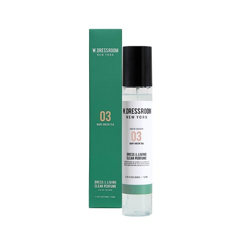 더블유드레스룸 드레스퍼퓸 S2 150ml, No.03 베이비그린티, 1개