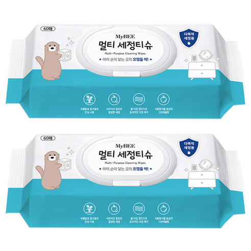 마이비 멀티 세정티슈, 2개