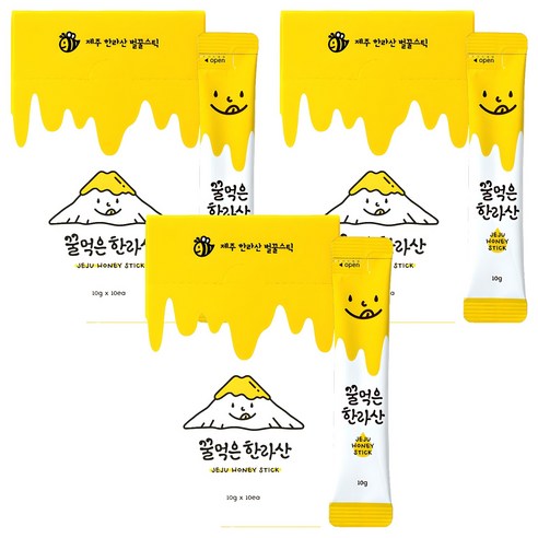 꿀먹은한라산 10p, 100g, 3개