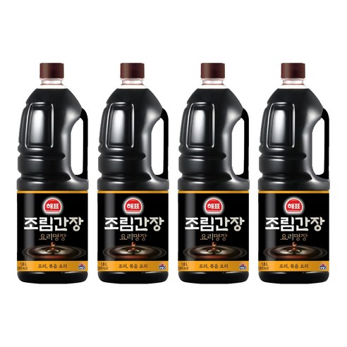 해표 조림간장, 1.8L, 4개