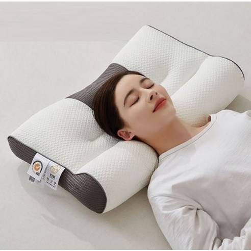 헨센 4D 고밀도 메모리폼 경추베개, 그레이, 1개