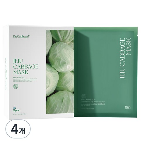 튼튼맘스 제주 양배추 마스크, 250ml, 4개