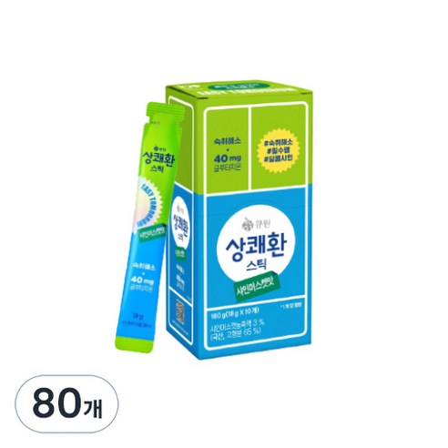 상쾌환 샤인머스캣맛 숙취해소스틱, 18g, 80개