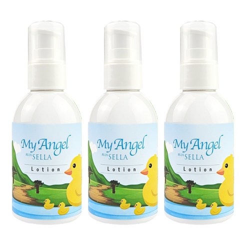 SELLA 베이비 마이엔젤 고보습 바디로션, 3개, 120ml