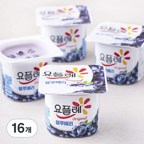 요플레 블루베리 멀티 85g, 4개입, 4개