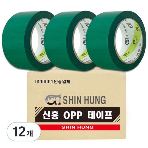 신흥테이프 청면테이프 48mm x 15m, 12개