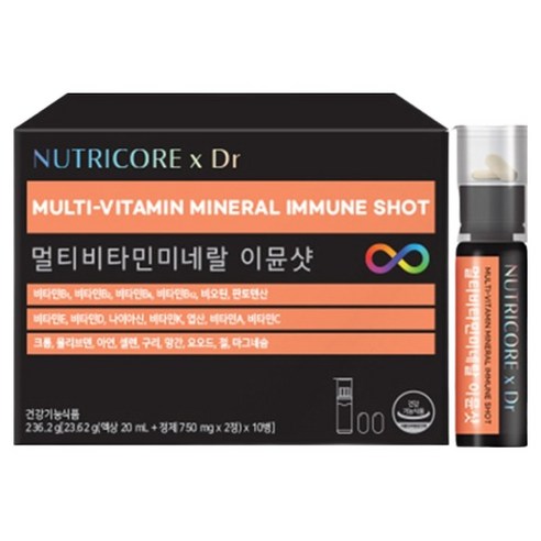 뉴트리코어 x Dr 멀티비타민미네랄 이뮨샷, 10회분, 1개