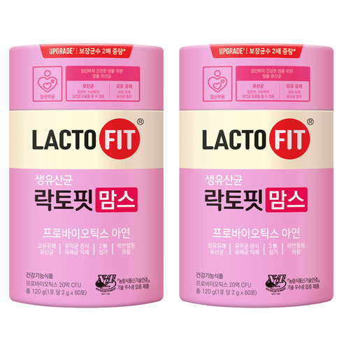 락토핏 맘스 유산균, 120g, 2개