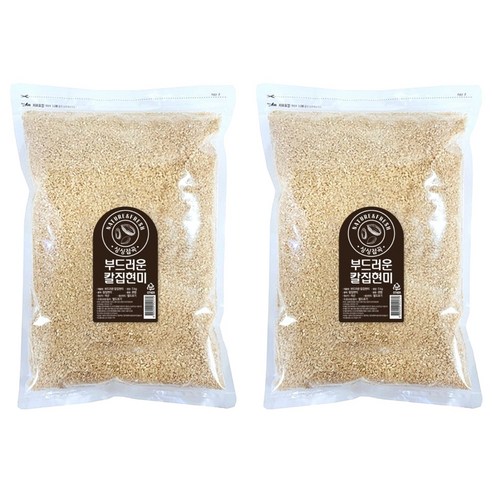 싱싱잡곡 부드러운 칼집 현미, 5kg, 2개