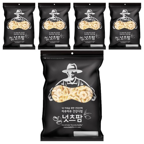 넛츠팜 바나나칩, 400g, 5개
