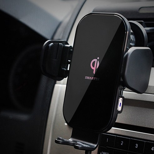 스마트폰을 편리하게 충전하고 안전 운전을 동시에! 스마텍 차량용 무선충전 거치대 ST-CD900