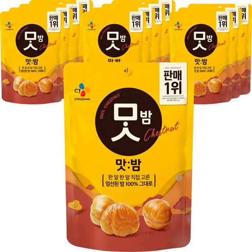 CJ맛밤, 80g, 12개입