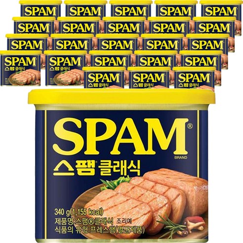 스팸 클래식, 340g, 24개