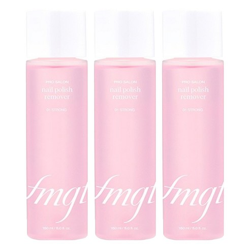 더페이스샵 fmgt 프로 살롱 네일 리무버 스트롱, 150ml, 3개