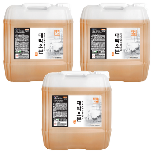 대박세제 대박오븐 기름때 클리너, 18.75L, 3개
