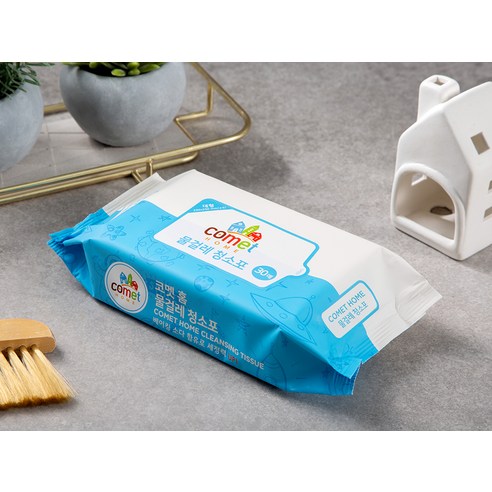 코멧 홈 물걸레 청소포 대형 리필: 집안 청소의 필수품