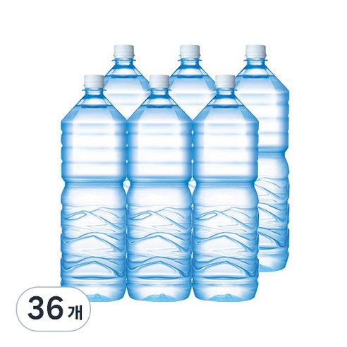 남양천연수 무라벨, 2L, 36개