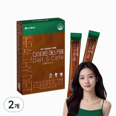 리튠 다이어트 에스카페 14p, 2개, 98g