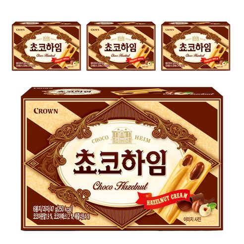 크라운 쵸코하임, 47g, 3개