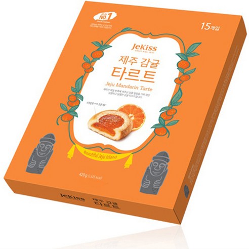 제키스 감귤 타르트 특대 달콤한 맛과 신선한 감귤의 조화