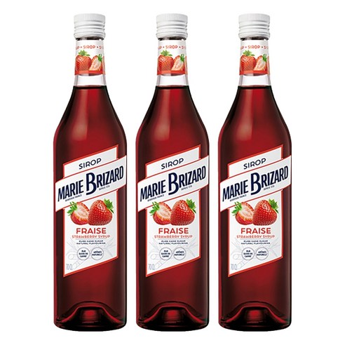 마리브리자드 스트로베리 시럽, 700ml, 3개