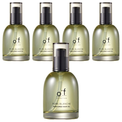 올팩션 퍼퓸 헤어 오일 퓨어블랑쉬, 70ml, 5개