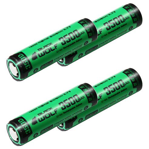 블랙울프 18650 B3 LG셀 충전 배터리 3500mAh, 1개입, 4개