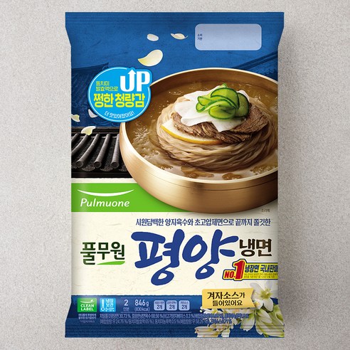 풀무원 평양 냉면 2인분, 846g, 1개