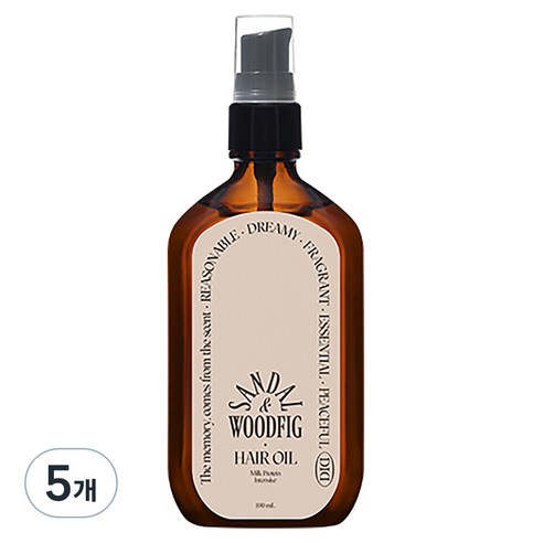 오디드 밀크프로틴 인텐시브 헤어 오일 샌달우드피그, 100ml, 5개